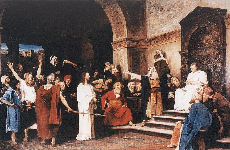 Mihaly Munkacsy christ before pilate